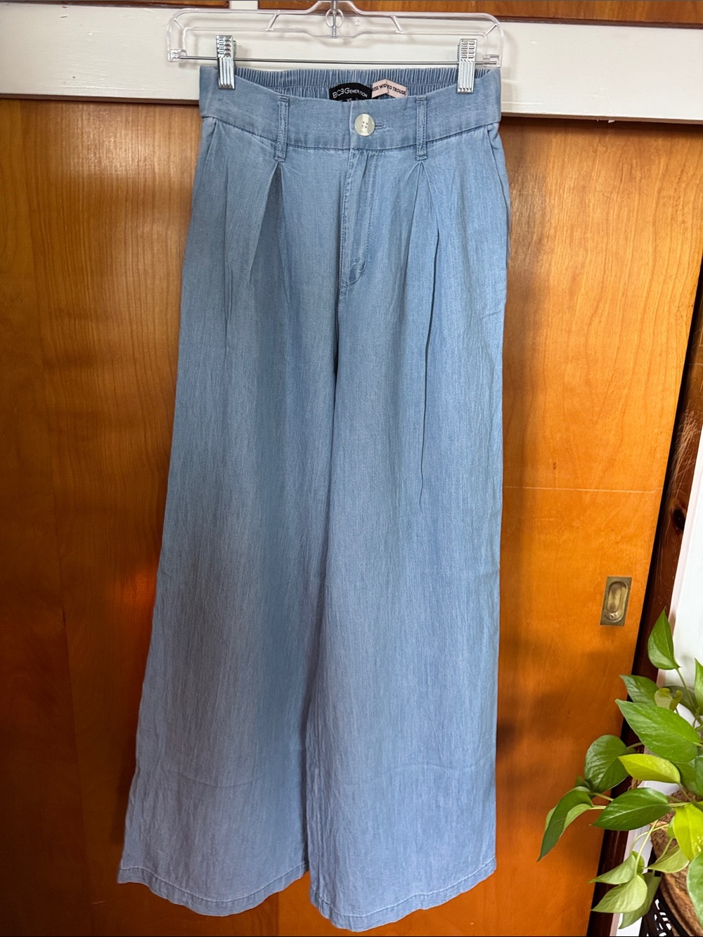 BCBGeneration Light Blue Wide Leg Pants